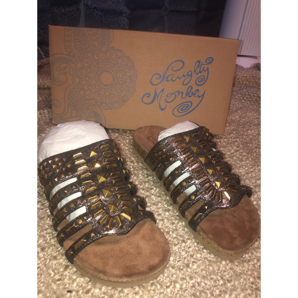 BRAND NEW!! Naughty Monkey sandals!!